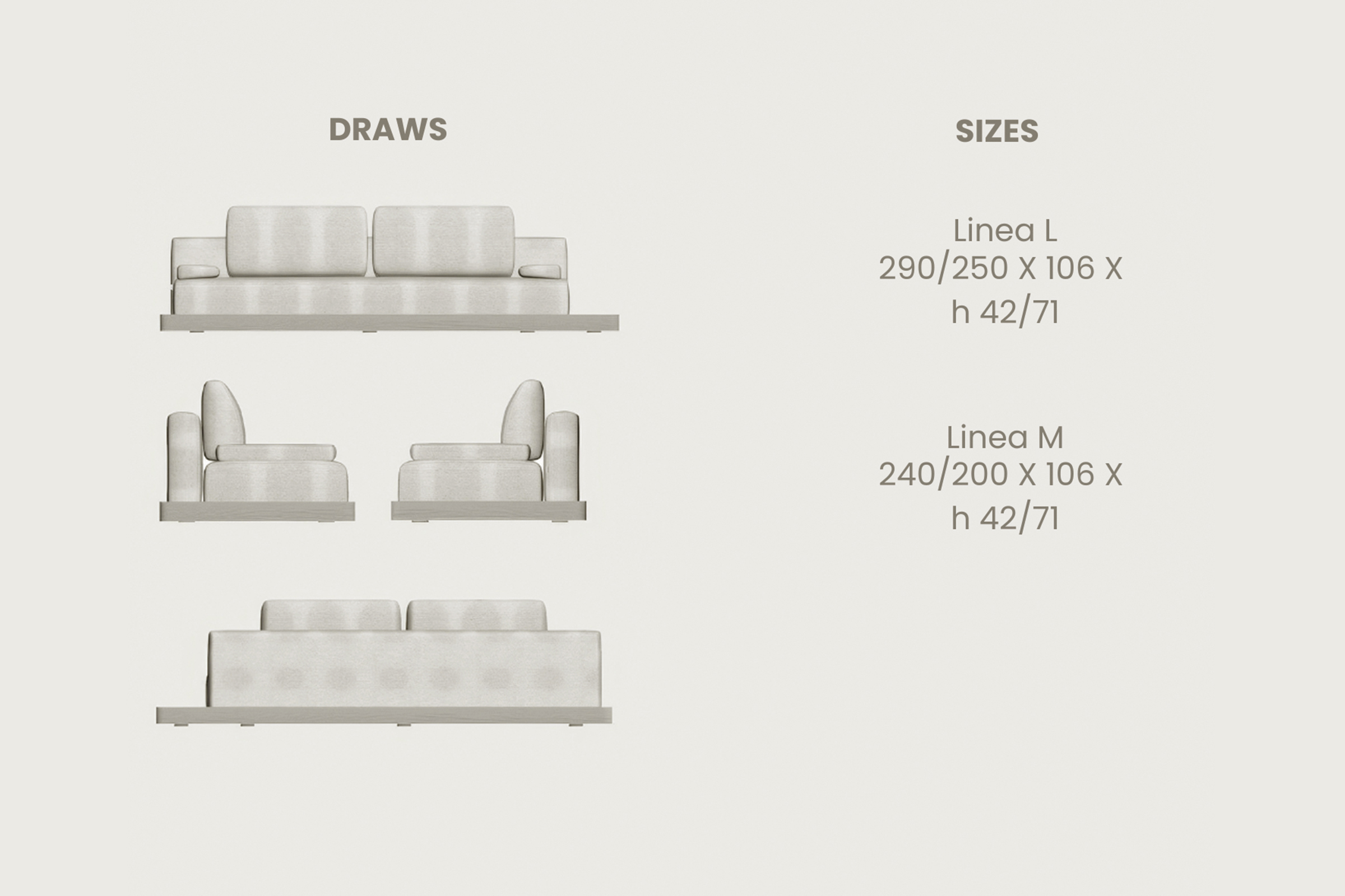 Ren Furniture sizes
